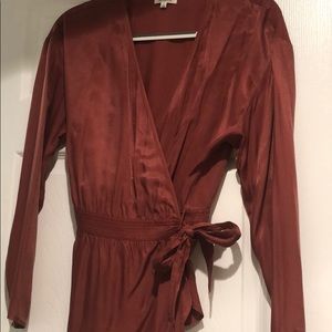 Aritzia “Wilfred” Wrap Top